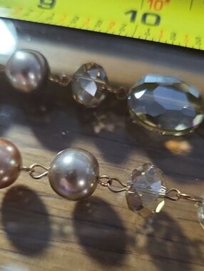 Classic Long Pearl Necklace - And Earring Set Measures 24 Inches long